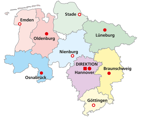 Niedersachsen standorte