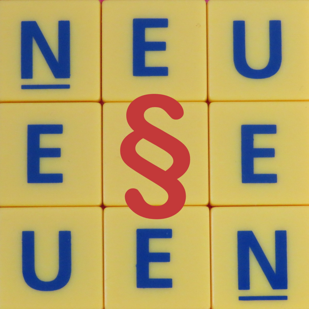 Buchstabenkacheln umlaufen Neu und §